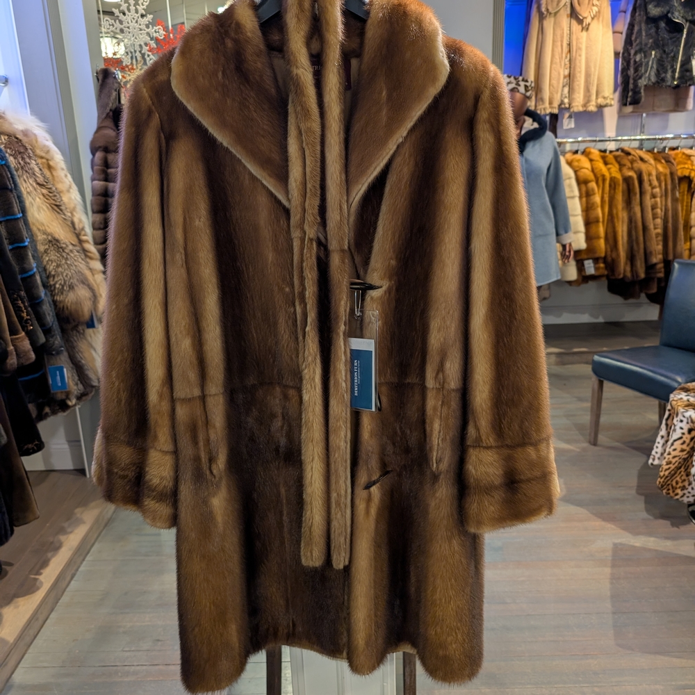 Luxurious Brown Fur Coat